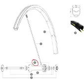 Mavic Rolamentos Com Arruela Ondulada E Kit De Clipe 10x22x6 Mm