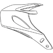 Suomy Substituição Viseira Capacete Jumper Flash