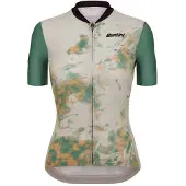 Santini Camisola De Ciclismo De Manga Curta Marble Slim Fit