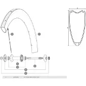 Mavic Aro Dianteiro Cxr Uiltimate 60 Tubular