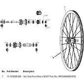 Sram Eixo Do Cubo Dianteiro Roam 50