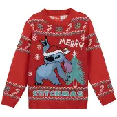 Disney Suéter Stitch Knitted Christmas