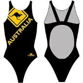 Turbo Maiô Australia Kangaroo Signal Pro Resist