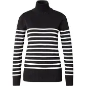 Saint tropez Pullover 'Mila' preto / branco