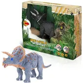 Tachan Figura De Triceratops A Andar Com Luzes E Som