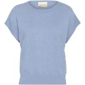 Cream Pullover 'Dela' azulado