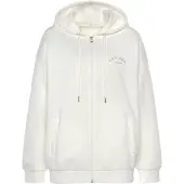 LASCANA Casaco em moletão camelo / branco