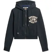 Superdry para mulher. W2012164A Camisola descontraída em azul-marinho (XXS), Casual, Algodão