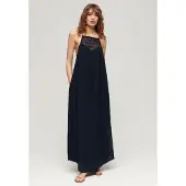 Superdry Vestido Longo Sem Mangas Lace Halter Beach