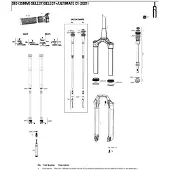 RockShox Ponte E Barras Sid Sl/ultimate 44 Deslocamento 35 Mm
