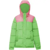 Libbi Casaco de inverno verde claro / rosa claro
