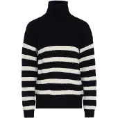 BLONDA Pullover bege / preto