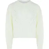 BLONDA Pullover branco lã