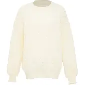 BLONDA Pullover branco lã