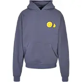 Merchcode Sweatshirt 'Lemon Party' azul escuro / amarelo / verde / laranja