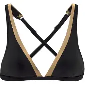 LASCANA Top de biquíni amarelo dourado / preto