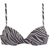 LASCANA Top de biquíni nude / preto