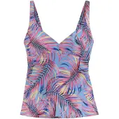 LASCANA Top de tankini azul / mistura de cores