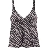 LASCANA Top de tankini preto