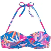Buffalo Top de biquíni azul / lavanda / laranja / magenta