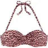 LASCANA Top de biquíni rosa pastel / rosa claro / bordeaux