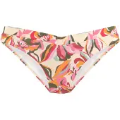s.Oliver Cueca biquíni creme / verde escuro / pitaya / magenta
