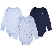 Nike Kids Body De Manga Comprida Essentials 3 Unidades