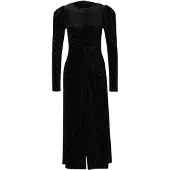 Y.A.S Vestido preto / prata
