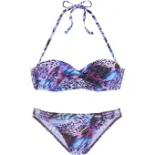 Bruno Banani Biquíni ameixa / lilás / preto / branco