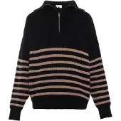 BLONDA Pullover castanho claro / preto
