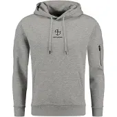 Key Largo Sweatshirt ' KLMEMBERSHIP ' cinzento / preto