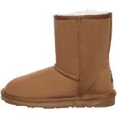 EVER AU Botas pelo tornozelo 'Parrot' castanho de castanha
