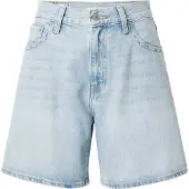 Levi's para mulher. A9311-0000 Short High Rise Baggy blue (25), Azul, Casual, Algodão, Denim