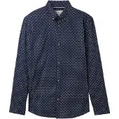 Tom Tailor Camisa De Manga Comprida Fitted Printed Poplin