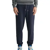 Gant para homem. 2009026 Calças desportivas Shield azul-marinho (L), Casual, Algodão