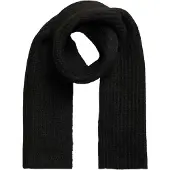 Superdry para mulher. W9310052A Cachecol de canelado Essential preto (OSFA), Casual, Náilon