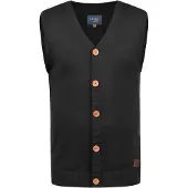 Blend Colete de malha 'Lennardo' preto