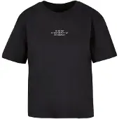 Miss Tee Camisa 'Too Frozen' azul / preto / branco