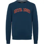 Blend Sweatshirt 'Billie' azul / vermelho / branco