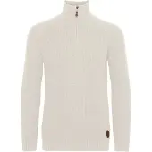 !Solid Pullover 'Xenox' bege / castanho