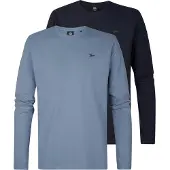 Petrol Industries Camisa 'Classic' marinho / azul pombo