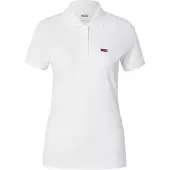 Levi's Camisa 'Slim Polo Shirt' vermelho / branco