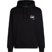 Karl Lagerfeld Sweatshirt 'IKON' preto / branco