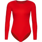 TEYLI Camisa body vermelho