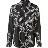 HEINE Blusa preto / branco