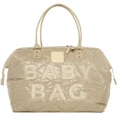 Bagmori Bolsa de maternidade bege / castanho claro