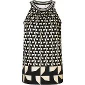 HEINE Top areia / preto