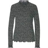 HEINE Camisa greige / verde pastel / verde escuro / preto