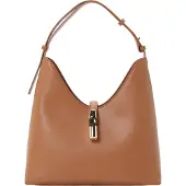 Furla Mala de ombro 'GOCCIA' castanho claro