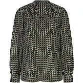HEINE Blusa camelo / preto / branco